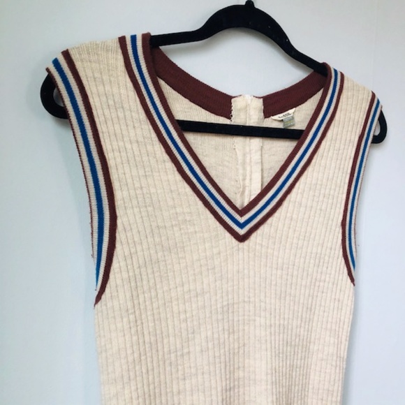 FOSSIL Vintage Soft wool Fit & Flare Sweater Dress - Picture 2 of 7